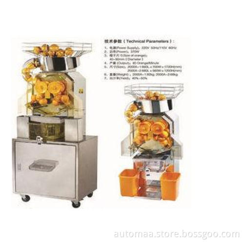 Fresh Automatic Orange Juicer Machine , Jack Lalanne Power